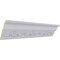 Ekena Millwork 3 1/2"H x 3 3/8"P x 4 7/8"F x 94 1/2"L, (5 3/8" Repeat), Dauphine Crown Moulding MLD03X03X04DH - alternate 2